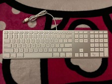 Original Apple USB Wired Keyboard A1243 with 10 Key - Tested - VGUC