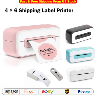 Phomemo PM-246S Direct USB Thermal 4''×6'' Shipping Label Printer For UPS USPS Lot