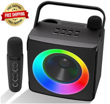 M quina De Karaoke Para Adultos Y Ni os Altavoz Bluetooth Con 2 Micr fonos NUEVO