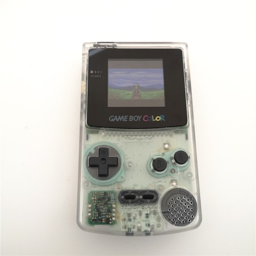 Clear White Retrofit Game Boy Color GBC Console With Highlight Back Light LCD - Picture 7 of 10