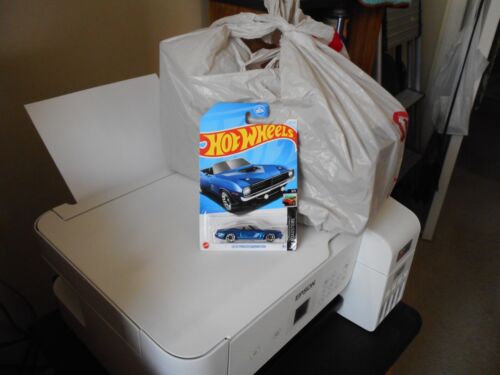 2024 HOT WHEELS A CASE 70 PLYMOUTH BARRACUDA IN BLUE COLOR NICE!! - Picture 1 of 2