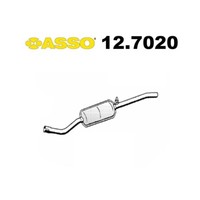 AuspuffdäMpfer Hintere Auspuffanlage Fiat 128 Limousine Asso FüR 4185187
