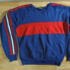 Vintage Runner Up Color Block Crewneck Sweatshirt