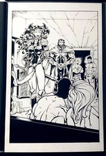 VAMPEROTICA #50 PG 10  FULL PAGE SPLASH "99 ART BY DURHAM, TAYLOR, BIRD - LUXURA