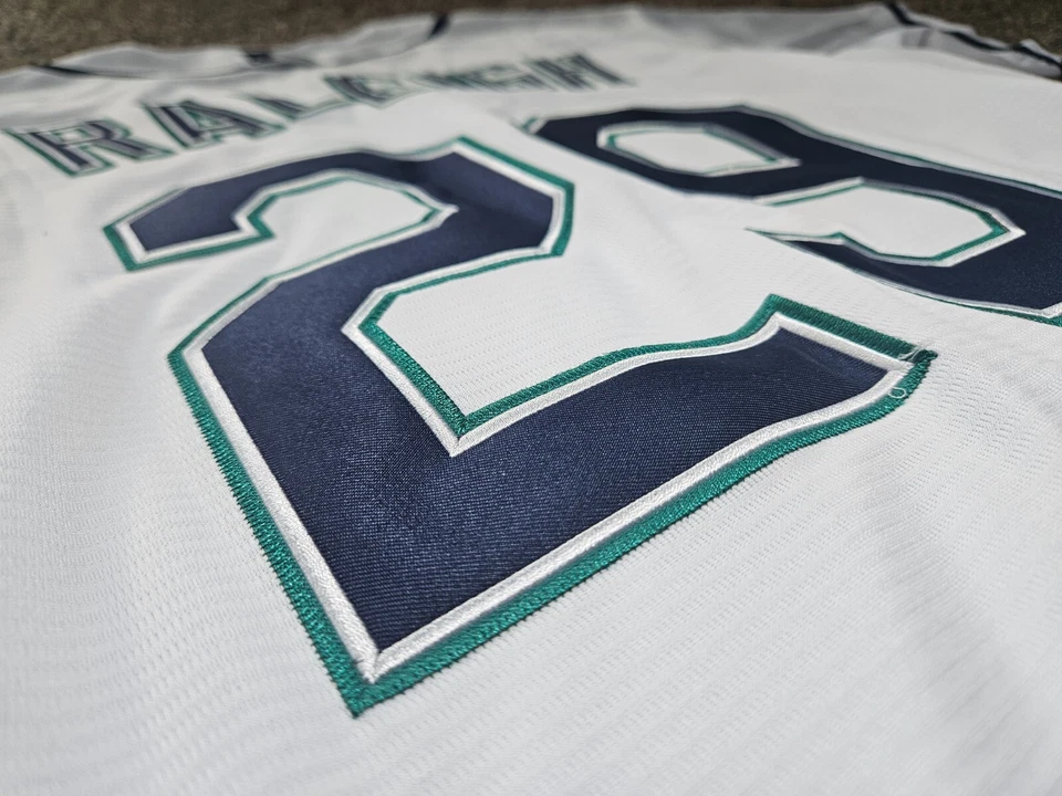 Cal Raleigh #29 Seattle Mariners Men's White Jersey - Image 3 of 4