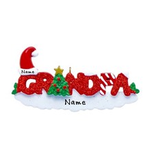 PERSONALIZED Grandpa Christmas Tree Ornament 2023 Keepsake Holiday Gift