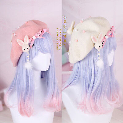 Hair Pin Lolita Hair Accessories Moe Sweet Japan Kawaii Bow Cute Beret  Kawaii #1