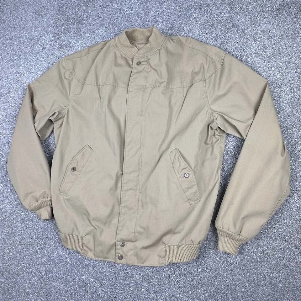 Chaqueta De Colección The Original La paz by Catalina Hombres 42 L Caqui Ventilado Abrigo Bomber Foto 2 de 4