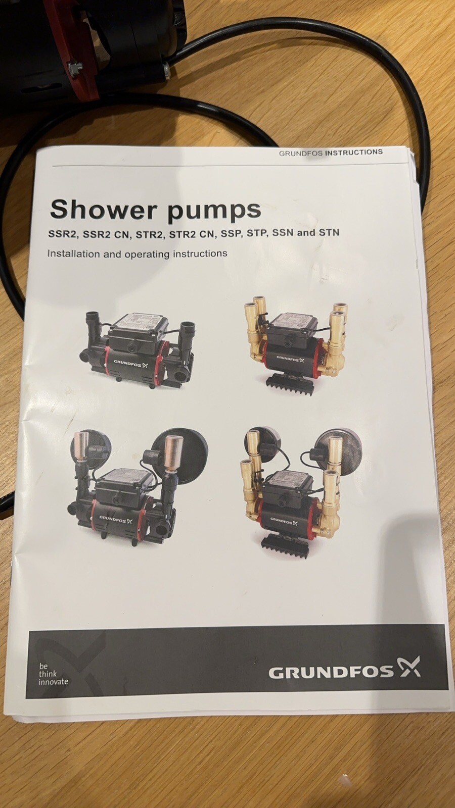 Grundfos STR22.0 CN 2 Bar Negative Head Shower Booster Pump *read Description* 5712604106488 eBay