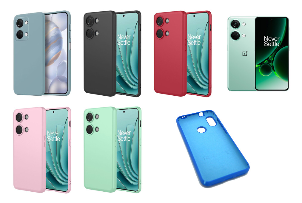 Funda para OnePlus Nord 3 5G, Carcasa Silicona Goma Suave PTS + Protector