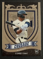 COREY RAY 2021 PANINI CHRONICLES CRUSADE ROOKIE BASEBALL CARD #12