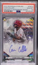 💎🔥 2023 Bowman Sterling Cam Collier Wave Auto /125 Reds PSA 10 🔥💎