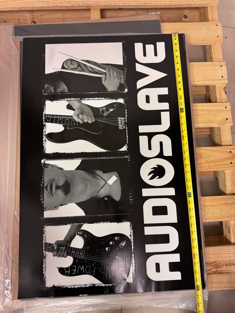 Audioslave Poster deadstock vintage Chris Cornell 24