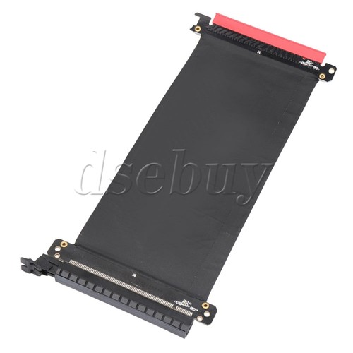 4 x Carte élévatrice de câble flexible haute vitesse PCI Express 16x pour châssis IPC 1U 2U - Photo 4/8