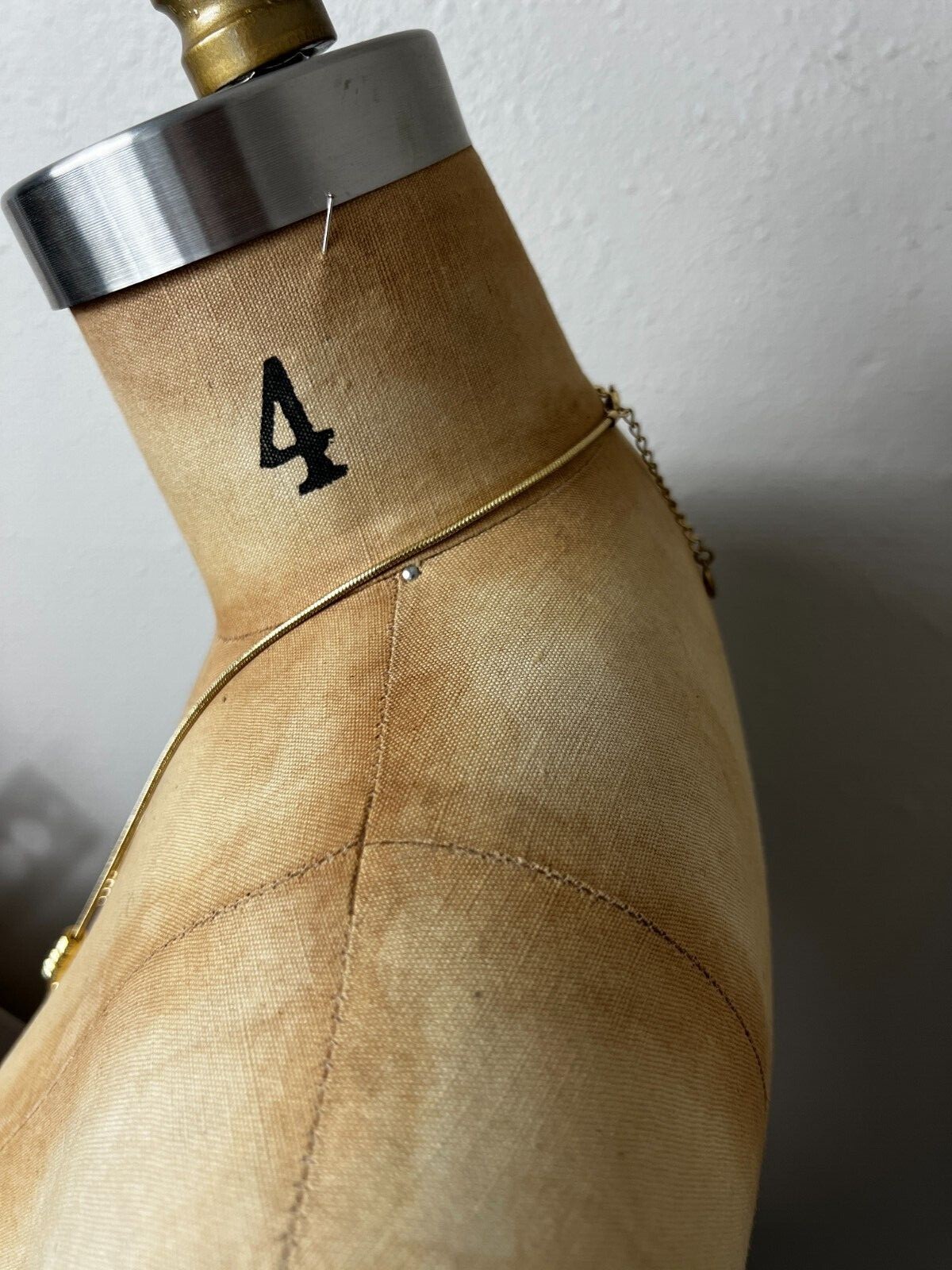 BCBGeneration Gold & Clear Rhinestone Teardrop Me… - image 3