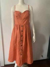 REFORMATION CALE LINEN DRESS SIZE 8 NWT