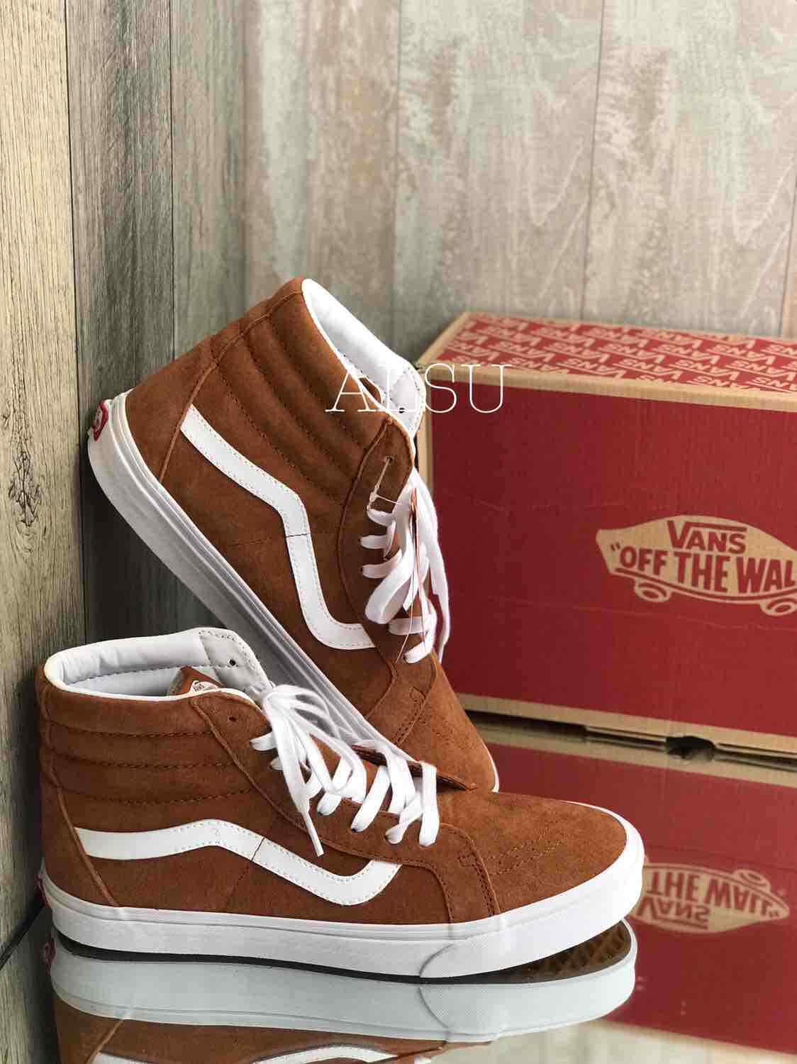 vans high brown