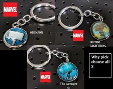 THOR Hammer Mjolnir retro New comics AVENGERS Superhero Keychain key chain USA