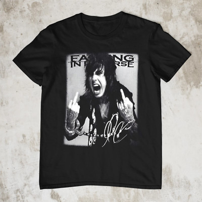 Falling In Reverse Band Ronnie Radke Unisex Black Cotton T Shirt Full Size S-5XL