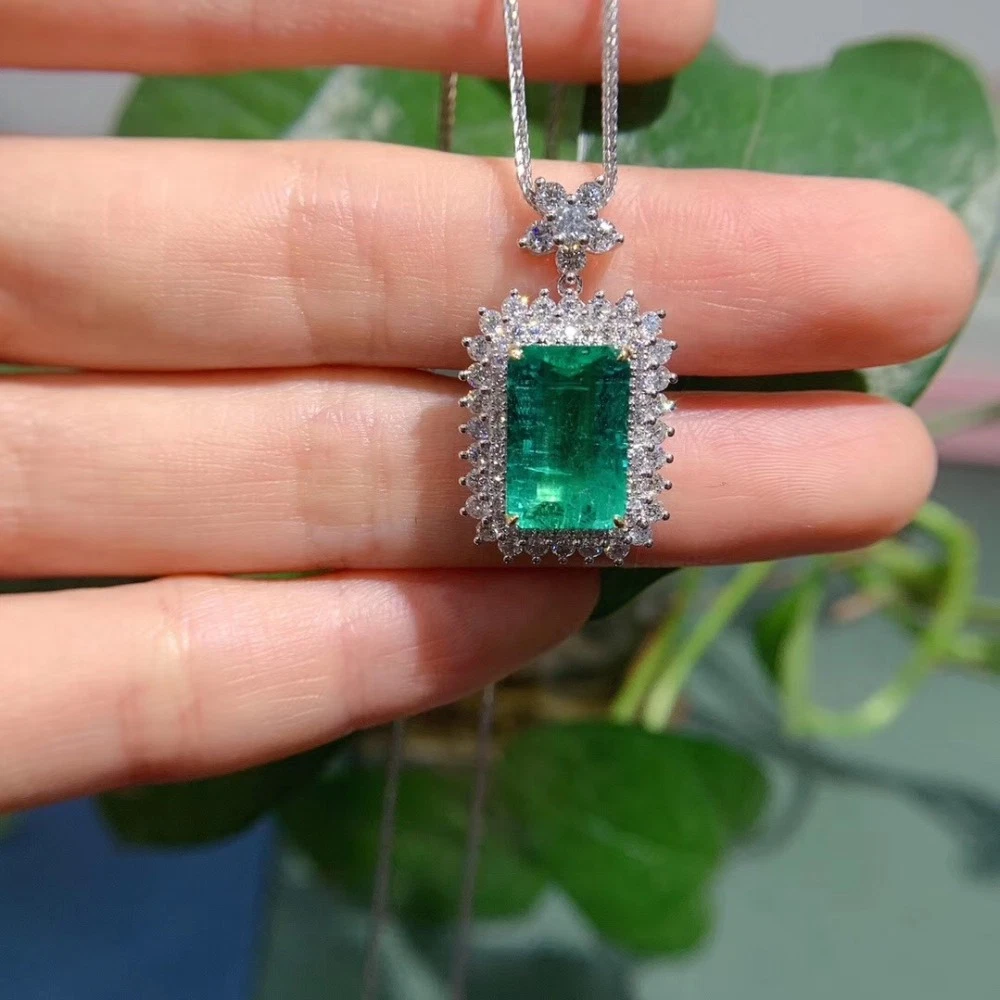 Simulated diamond pendant deals