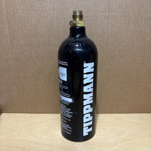 Tippmann Sports Paintball Marker Refillable 20oz Ounce Tank Black White (Empty)