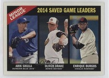 2015 Heritage Minor League Edition Arik Sikula Enrique Burgos Oliver Drake 0t2