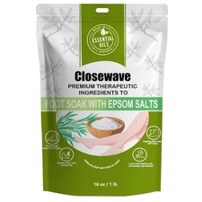 Epsom Salt Tea Tree Oil Foot Soak - Foot Spa Pedicure Care for Toenail Athletes