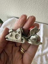 Royal Selanger Hudson Pewter Christmas VTG Santa Mouse