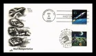 DR JIM STAMPS US COVER FUTURE MAIL TRANSPORTATION AIR MAIL FDC COMBO DUAL CANCEL