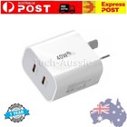 Dual USB C Fast Wall Charger Type C To C Cable Power Adapter For iPhone Samsung