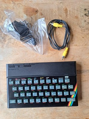 Sinclair ZX Spectrum 48K   Refurbished (incl. new Power Supply +AV Output cable)