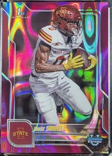 2025 Bowman Chrome U Chase Sowell 1st #123 Pink Lava Refractor 