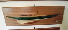 half hull model of J class yacht "SHAMROCK V