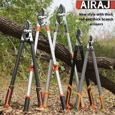 Bypass-Gartenschere mit Zahnrad, Teleskop, robust, schneidet &Auml;ste bis 30 mm