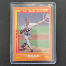 Score 1988 Tom Glavine Atlanta Braves Rookie High Gloss #638 Baseball Card. rookie card picture