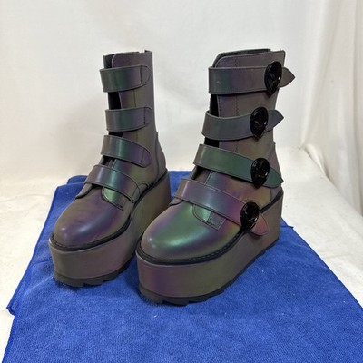 Yru Platform Alien Reflector Boot - EXCELLENT! - FAST FREE SHIPPING! Karmaalien