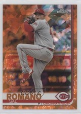 2019 Topps Chrome Sapphire Edition Orange 1/25 Sal Romano #343 fm0