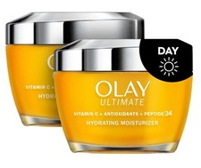 Olay Ultimate Vitamin C Antioxidants Peptide 24 Moisturizer, 1.7 Oz 2 Pack
