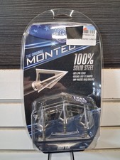 G5 The Original Montec 100% Solid Steel 100 Gr 3 Blade Broadheads