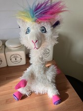 Sassimals Ali the Alpaca Interactive Soft Toy – Talkback & Dance Modes – 32cm