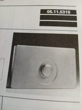 GROHE-DAL Edelstahl-Abdeckplatte für DAL-WC Spülkasten 330