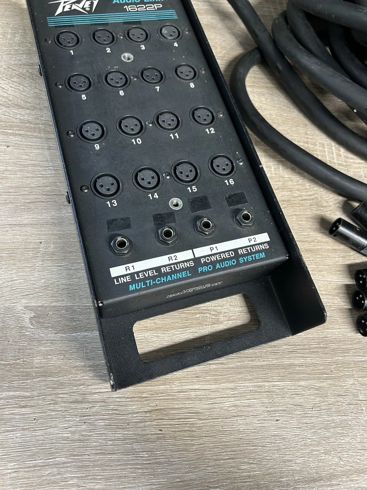 Peavey Audio Link 1622P 16x4x100 100ft Snake Multicore XLR 1/4” 16/4 #1977 - Image 4 of 4