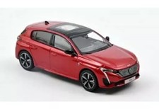 1/43 Scale Diecast Miniature Car Peugeot 308 GT 2021 Elixir Red
