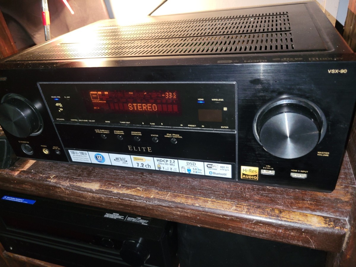 Pioneer Elite VSX-90 Channel Wi-Fi Bluetooth a/v Receiver - Main Image