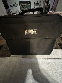 VINTAGE TESTED SEGA Game Gear Game Console & Super Wide Gear Screen /Bag /Games