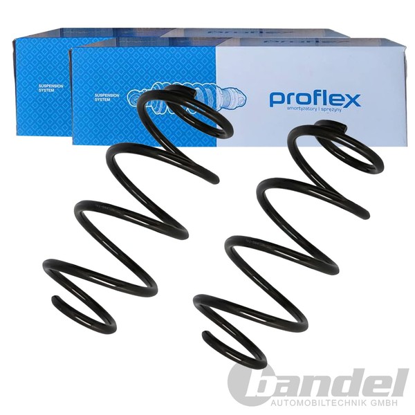 2X Proflex Fahrwerksfedern Vorne Passend FÜR Audi A3 Seat Altea Toledo VW-image