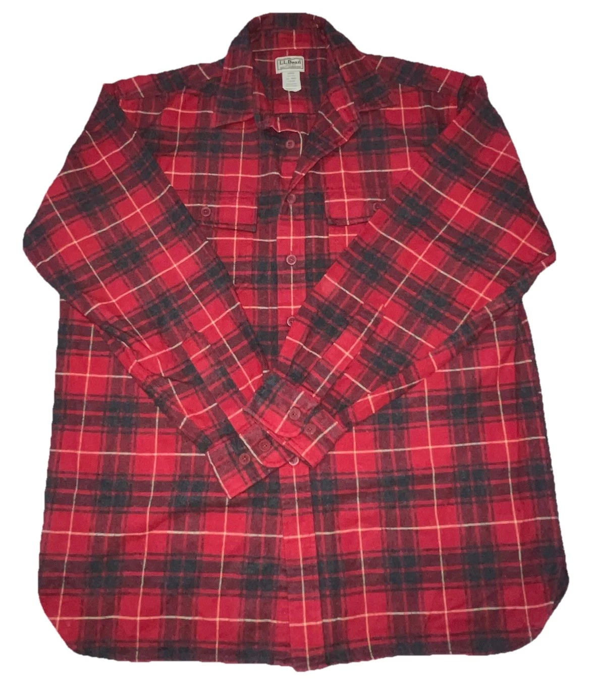 Vintage LL Bean Shirt Mens Red Plaid Flannel Lumberjack Outdoor 90s Large Cotton
Opens in a new wind