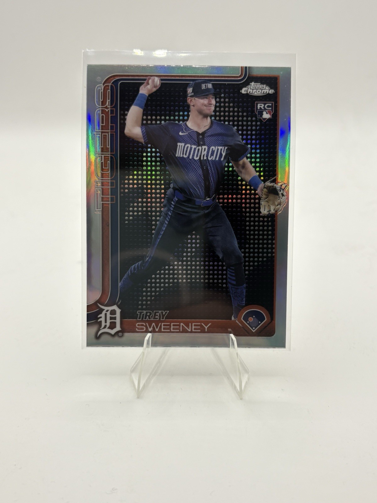 2025 Topps Chrome Trey Sweeney Lightboard Logo #6 RC
