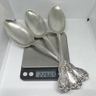 Towle Sterling Silver (.925) Old Master Spoons Set of 3 Monogrammed 226.65g