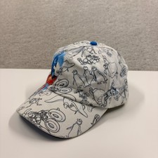 Mickey Mouse Hat Kids OSFA Adjustable White 6 Panel Disney Magic